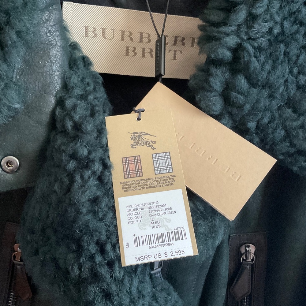 Burberry Shearling Jacket !! - Picture 5 of 12